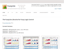 Tablet Screenshot of fuzzylite.com